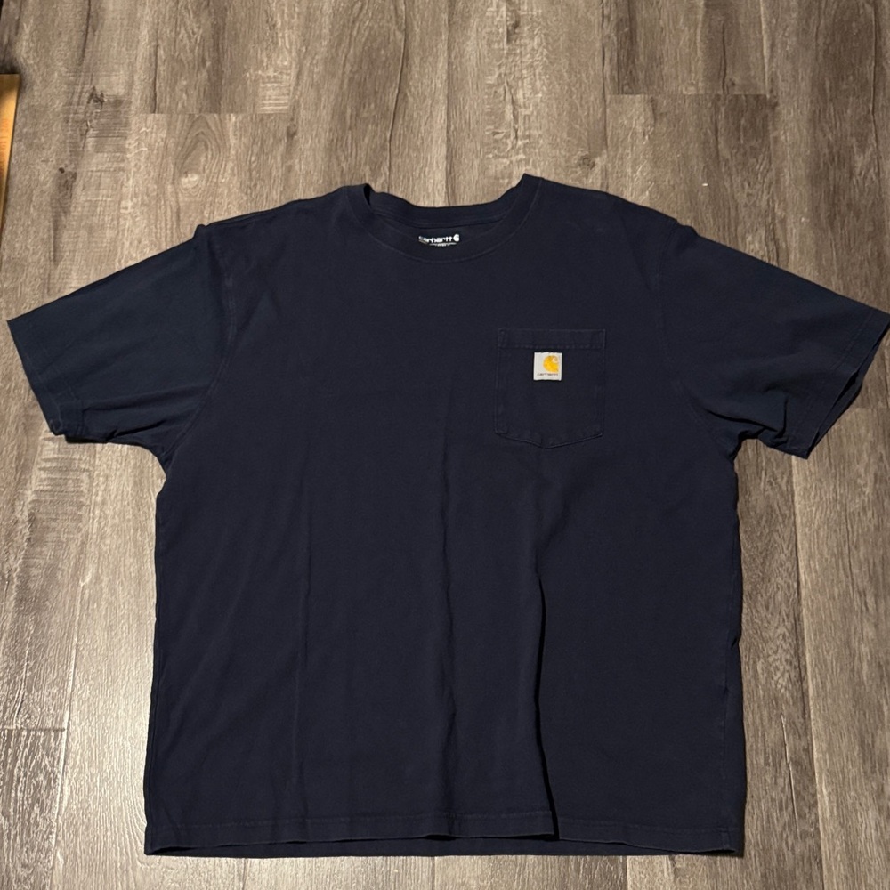 XL  Loose fit Navy Blue Carhartt Tee